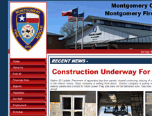 Tablet Screenshot of montgomery-fire.com